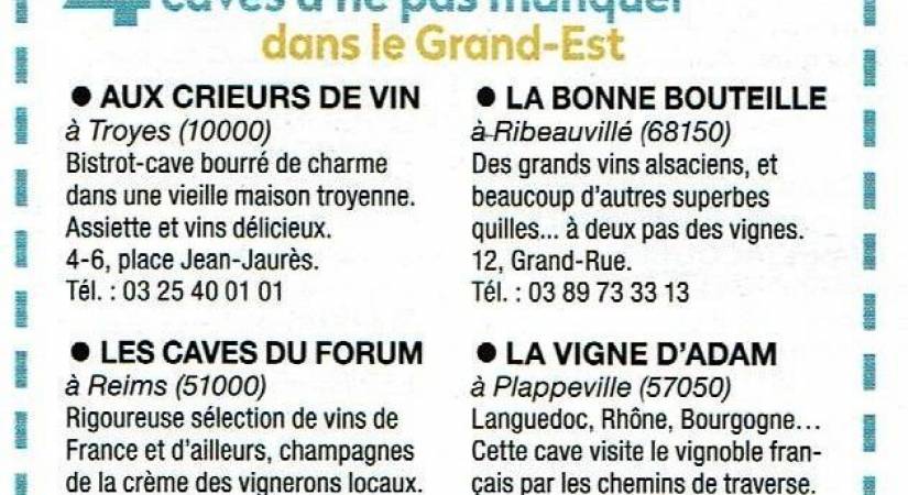 Le Guide 2020 des Cavistes de la RVF