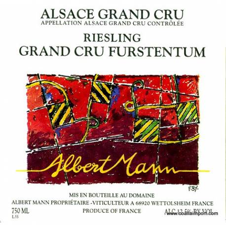 Riesling Grand Cru Furstentum 2017 Albert Mann