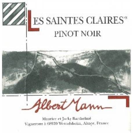 Pinot Noir Les Saintes Claires 2017 Albert Mann