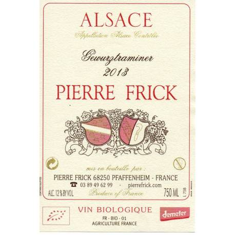 Gewurztraminer Grand Cru Eichberg 2017 Pierre Frick